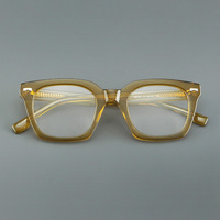 Gafas de Acetato Cuadradas Multicolores, Monturas Versátiles para Toda Ocasión