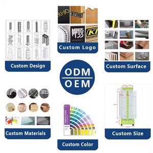 Supermercato alto basso Display in legno per la casa bambole e cancelleria rotonda MDF espositore 4-Tier personalizzato tavolo da esposizione - Product Image 6