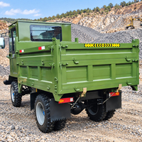 Camion benne diesel à quatre roues motrices pour charges lourdes, véhicule de transport hydraulique pour fermes, carrières et chantiers de construction
