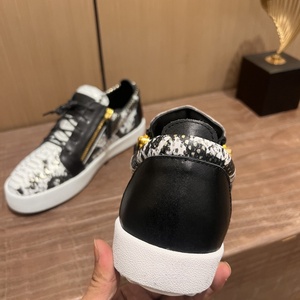 Zapatillas <span class=keywords><strong>de</strong></span> Lujo <span class=keywords><strong>de</strong></span> Alta Calidad para Hombre, Zapatos Casuales <span class=keywords><strong>de</strong></span> Cuero Genuino para Mujer, Marca GZ, Zapatos Deportivos <span class=keywords><strong>de</strong></span> Tenis, Mocasines con Cierre, Tallas 35-48 0017 - Product Image 5