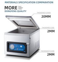 Machine d'emballage sous vide de haute qualité SUS 304 pour sceller les emballages alimentaires, la viande, le poisson, les fruits de mer, les produits secs, les sacs en plastique, en papier et en aluminium