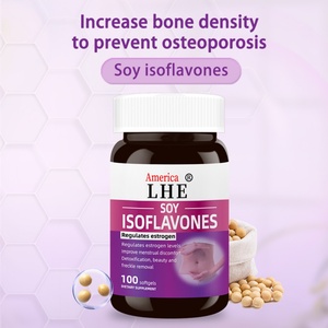 Suplemento de Isoflavonas de Soya Personalizado, Regula los Niveles de Estrógeno, Mejora las Molestias Menstruales, Cápsulas Blandas de Isoflavonas de Soya - Product Image 5