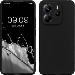 Funda para Xiaomi Redmi Note 14 4G, Delgada, de TPU, con Acabado Negro Mate, Protectora y Suave - Product Image 2