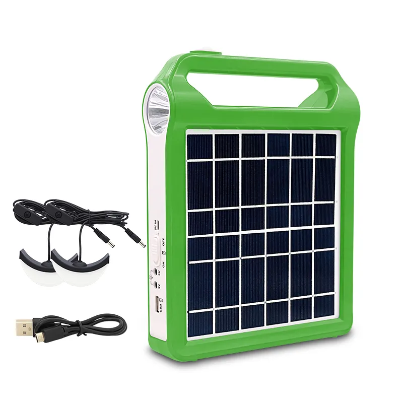 Großhandel Home Multifunktions-Solar beleuchtung Telefon Ladegerät 2400 MAh Outdoor-Laptop Wireless Power Bank zum Wandern