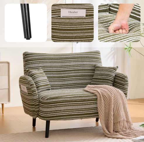 Verde Oliva + Bouclé