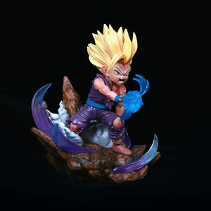 Figuras de acción de <span class=keywords><strong>resina</strong></span> de PVC personalizadas, juguetes de alta calidad, Super Saiyan, escenas de lucha, figuras de anime de postura de pie, Son <span class=keywords><strong>Gohan</strong></span> DBZ - Product Image 4