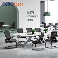 Chaise de bureau ergonomique professionnelle de luxe EGROspace à dossier moyen en maille pour personnel et visiteurs, vente en gros directe usine