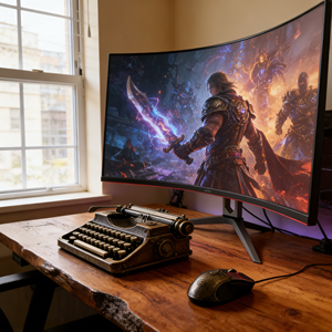 จอคอมพิวเตอร์โค้ง Rebekah Factory ขนาด 27 นิ้ว ความละเอียด 1080P 1440P 144Hz 165Hz สำหรับ <span class=keywords><strong>PC</strong></span>  แบบไร้ขอบ จอ LCD สำหรับเล่นเกม ความโค้ง 1800R - Product Image 3