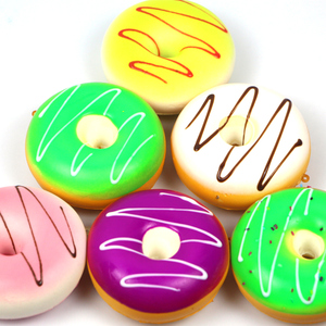 Jouets Squishies Donut Kawaii, jouets alimentaires simulés parfumés à remontée lente pour enfants de 5 à 7 ans - Product Image 2