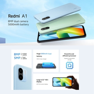 <span class=keywords><strong>Xiaomi</strong></span> <span class=keywords><strong>Redmi</strong></span> A1 versione ue 2GB + 32GB Smartphone 5000mAh 6.52 pollici Android 12 <span class=keywords><strong>GO</strong></span> 4g supporto per cellulare Google Play cellulare - Product Image 2