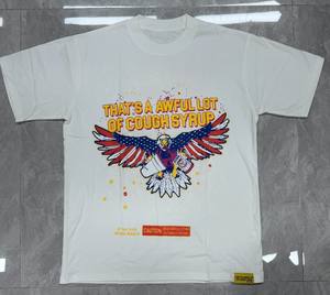 Camiseta de Cuello Redondo para Hombre al por Mayor, de Algodón Grueso, Estilo Vintage Lavado, con Gráficos - Product Image 4