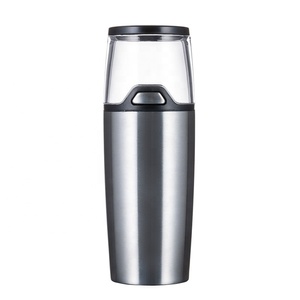 Mini salière de mer électrique de 6 pouces et moulin à poivre noir ensemble 6 piles AA moulin à épices de cuisine en acier inoxydable avec boîte personnalisée - Product Image 1