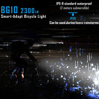 IMALENT BG10 Lanterne LED Bick Torch Light Lampe de poche LED pour vélo avec écran OLED et faisceau beaucoup plus large