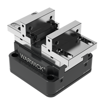 Nouveau modèle amélioré KSP2-75 Blocs de serrage pneumatiques de 75 mm, étau concentrique pour fixation de mâchoires de presse sur machine CNC