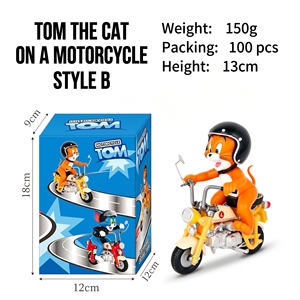 Vendita all'Ingrosso Transfrontaliera 52TOYS Serie <span class=keywords><strong>Tom</strong></span> e Jerry 2 Giocattoli Moto in PVC Scala 1/12 Confezione Originale per Età 14+ Regalo da Esposizione - Product Image 2