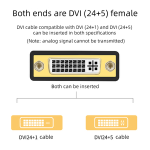 Bộ Chuyển Đổi <span class=keywords><strong>Dvi</strong></span> Bộ Chuyển Đổi Từ Đầu Cái Sang Đầu Cái Dvi24 + 5 Lỗ Sang Lỗ Bộ Nối Thẳng Cho Máy Tính Bộ Nối Dài Tín Hiệu Card Đồ Họa - Product Image 3