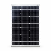 Module photovoltaïque solaire 100Wp 12V IP67 étanche, panneau PV 30 cellules 590 x 905 x 30 mm pour systèmes d'alimentation extérieurs
