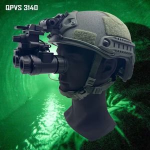 แว่นตาส่องกลางคืนแบบสองตา QPVS31 GEN2+ พร้อมหลอดเพิ่มความเข้มแสงภาพ Mx10160 IIT FOM1600+ มาตรฐาน IP67 ราคาโรงงาน - Product Image 2