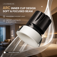 Spot LED encastré moderne avec réflecteur ARC, plafonnier à faible éblouissement pour villa, restaurant, magasin LP-AJ7592ARC-NR-24