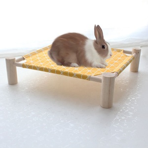 Outdoor Camping Wooden Elevated Portable <strong>Bed</strong> Cat Hammock With Comfortable Canvas <strong>Pet</strong> <strong>Dog</strong> Cat <strong>Bed</strong> Raised - Product Image 6