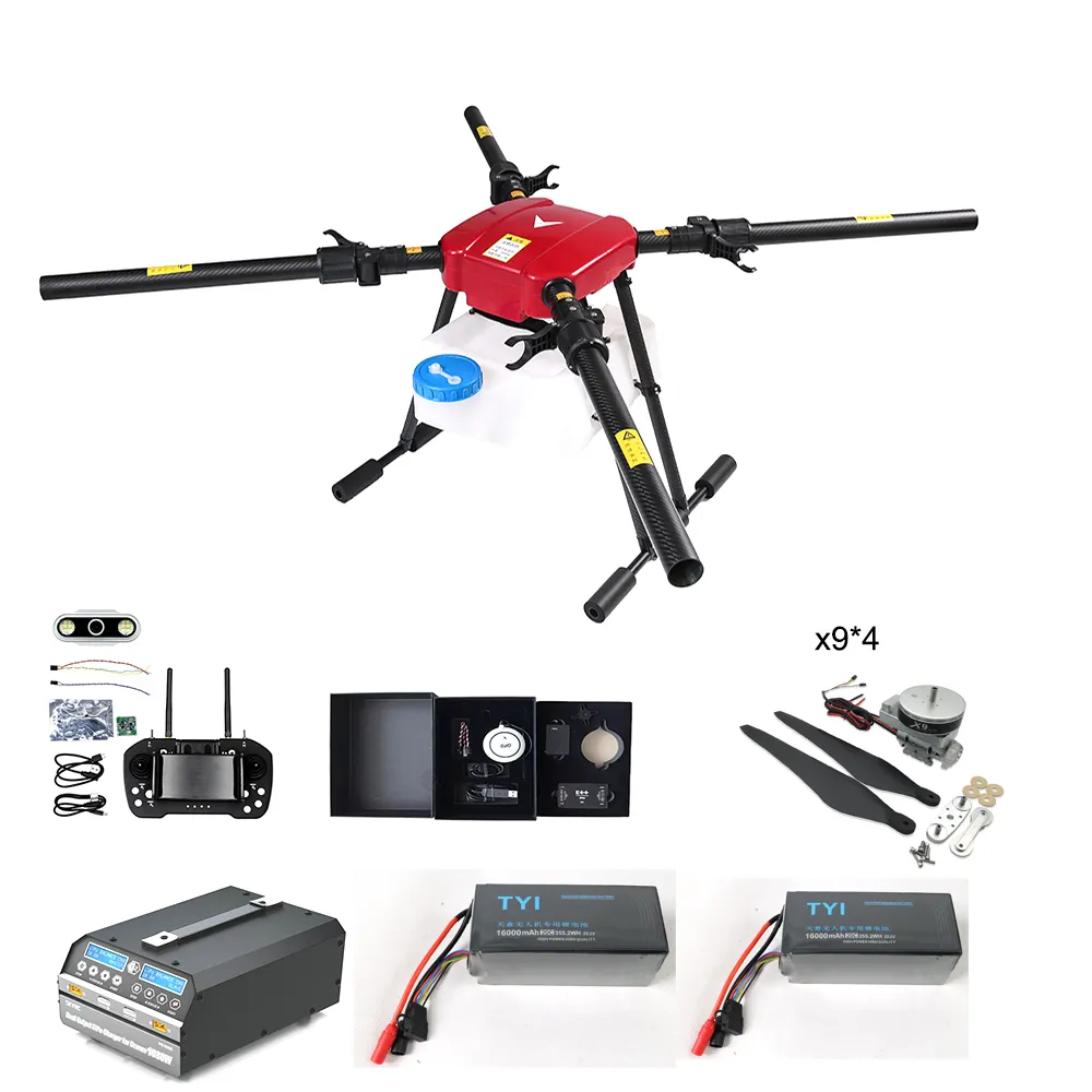 Máy Bay Không Người Lái Phun GPS 16kg16L K + + Nông Nghiệp Bán Chạy Với Máy Phun Không Người Lái Uav Nông Nghiệp Hiệu Quả Cao