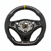 Roue de performance M en cuir perforé en Fiber de carbone personnalisée en usine pour volant de voiture BMW série 3 E90 E92