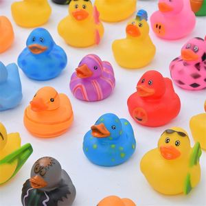 Hot Factory Direct Custom Plastic Toy vasca da bagno Mini Yellow Bulk Rubber Duck Plastic Toys Weighted Floating Squeaky Bath Duck - Product Image 4