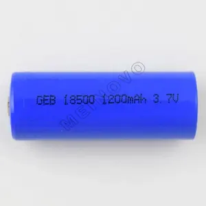 Beste verkauf lithium-ionen-akku 18500 3.7V 1200mAh für mini fans