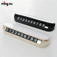 Panneau de stationnement temporaire par sublimation, logo de numéro de téléphone de voiture dissimulé, nouvelle décoration créative, panneau de stationnement temporaire