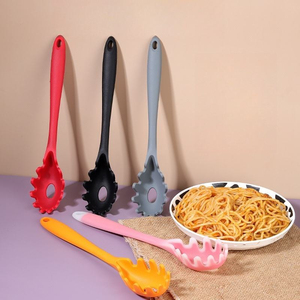 Online Hot Sale Kitchen Accessories Silicone Handle Pasta Spoon High Quality Kitchen Utensils - Product Image 1