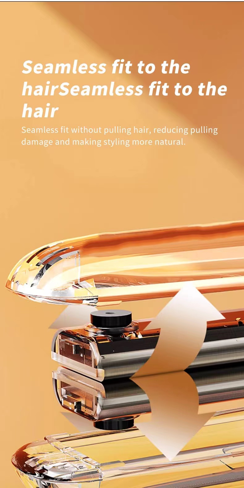 RE-2096 Professional Salon Hair Straightener Custom Titanium Flat