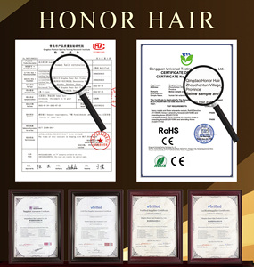 <span class=keywords><strong>Capelli</strong></span> Cinesi Remy <span class=keywords><strong>Bianchi</strong></span>, Lisci e Setosi, con Cuticole Allineate, a Trama Singola, di Colore Bianco - Product Image 5