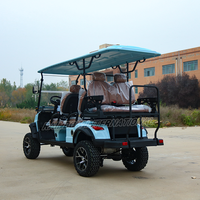 Buggy de golf utilitaire personnalisé, voiture de tourisme électrique, buggy utilitaire tout-terrain, voiturette de golf de chasse 4 + 2 places