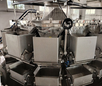 Machine à ensacher multifonctionnelle entièrement automatique pour choux, épinards, laitues, céleris, aubergines, maïs, 14 têtes, trémie de 5 L, peseuse multi-têtes
