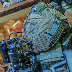 エマーソンギア迷彩ヘルメットアクセサリー戦術コンバットヘルメットカバー（AGスタイル、OPS-CORE、ファストヘルメット対応） - Product Image 6