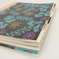 Agenda personnalisable à couverture rigide, reliure spirale, organisateur mensuel, reliure en spirale, mignon, PVC, écologique, agenda personnalisé B5