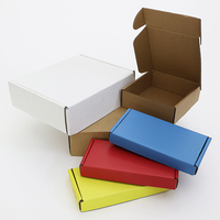Customized Recycled Matte Black Printing Corrugated Cardboard Carton Mailer Shipping Mail Box