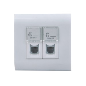 Plaque frontale type <span class=keywords><strong>legrand</strong></span> français cat6A cat6 cat5e type Keystone Jack rj45 - Product Image 6