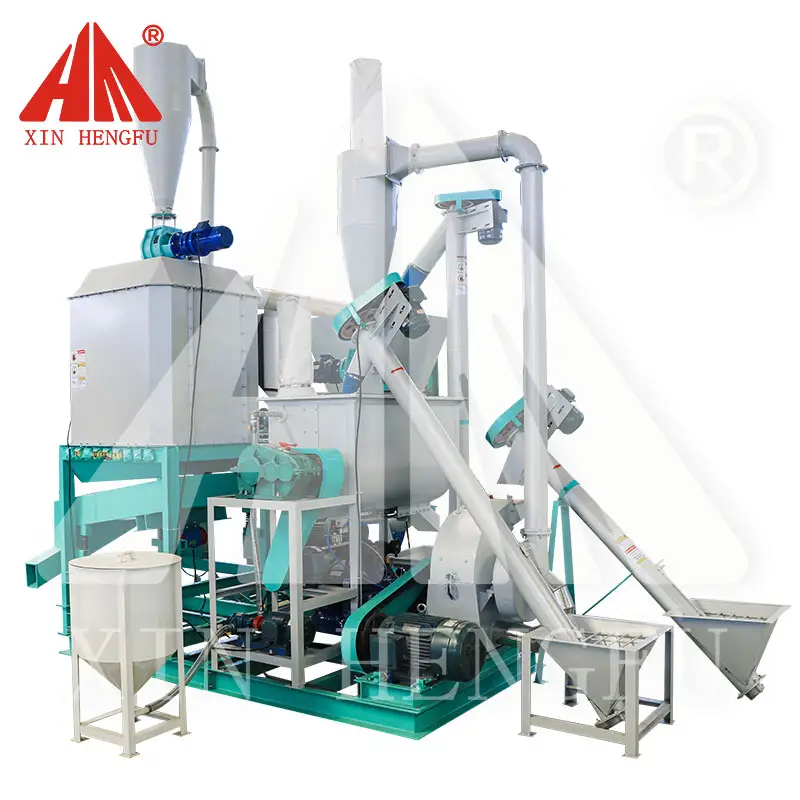 Best Price Pelet Machine Cattle Making Mill Plant 1 Ton Per Hour Poultry Feed