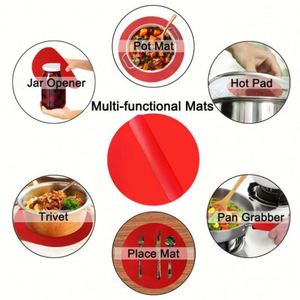 Manteles Individuales de Silicona Estilo Clásico, Resistentes al Calor, Libres de BPA, Aptos para Alimentos, Lavables, Aislantes para Encimera, Antideslizantes para Hornear - Product Image 3