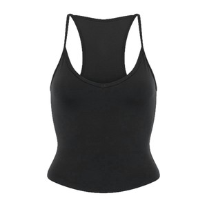 <span class=keywords><strong>Top</strong></span> Deportivo Cómodo para Mujer, Transpirable, con Sujetador Push-Up, Cuello Halter, para Gimnasio, Fitness, Correr, Spandex/Nailon - Product Image 4