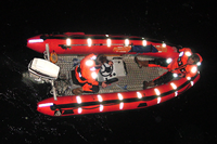 SOLAS-Zertifizierte Marine-Reflektorfolie Selbstklebende Waben-Retroreflektorfolie für Boot-Rettungsausrüstung