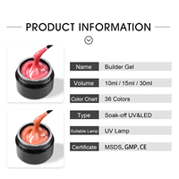 IMTITI OEM ODM marque privée haute viscosité 36 couleurs Gel d'extension des ongles personnalisé en gros constructeur de Gel dur sculpté