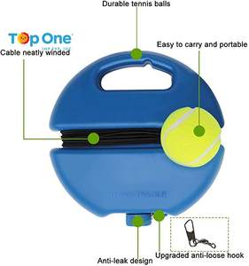 TopOne Factory Entrenador de práctica de tenis Base de entrenamiento de pelota de tenis con precio barato Equipo de entrenamiento de tenis para principiantes - Product Image 2