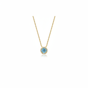 Collier en argent sterling 925 avec une seule pierre Fabriqué en Turquie - Product Image 2