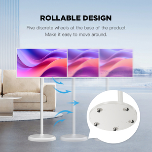 2025 Verified <strong>Suppliers</strong> 32 Inch PC LCD Touch Tv <strong>Android</strong> 13 Smartv Wireless Touch Screen Tv White 6G+128G Portable Tv <strong>With</strong> Camera