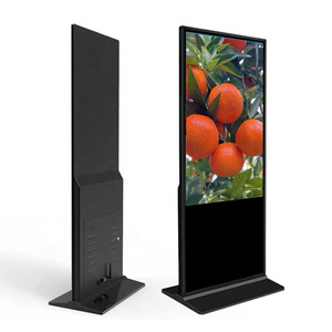 Pantalla táctil LCD 4K de 43, 49, 55, 65 pulgadas, reproductor multimedia de <span class=keywords><strong>China</strong></span> de pie, pantalla de señalización Digital personalizada para publicidad - Product Image 1