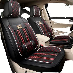 Coussin de nuque de voiture de luxe style sport en cuir brodé, coussin lombaire en mousse à mémoire de forme imperméable - Product Image 3