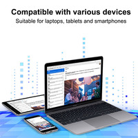 Métal type c rechargeable meilleure souris stylo sans fil double mode 2.4g