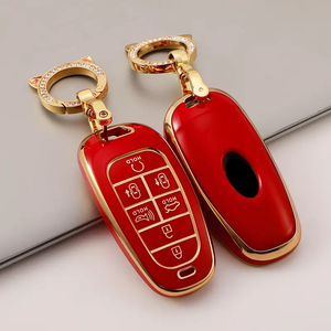 Étui de protection pour clé de voiture en TPU, échantillon gratuit, pour Hyundai <span class=keywords><strong>Santa</strong></span> <span class=keywords><strong>Fe</strong></span> Tucson <span class=keywords><strong>2022</strong></span> NEXO NX4 Atos <span class=keywords><strong>Prime</strong></span> Solaris 2021, 5 boutons, accessoires auto - Product Image 5